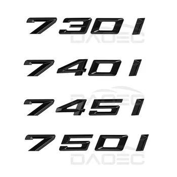 Autó 3D ABS törzs betűk Logó jelvény embléma matrica matrica BMW 7-es sorozathoz 730i 740i 740i 745i 750i E38 E65 E66 F01 F02 G11 G12