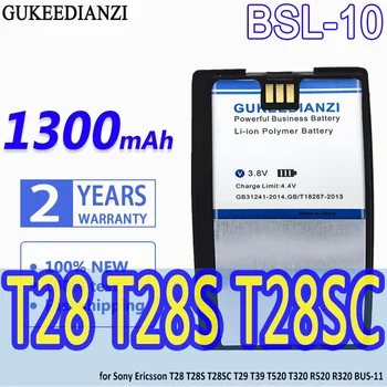 GUKEEDIANZI nagy kapacitású akkumulátor BSL-10 1300mAh Sony Ericsson T28 T28S T28SC T29 T39 T520 T320 R520 R320 BUS-11 Bateria