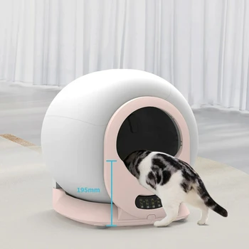 Intelligens macska alomdoboz automatikus öntisztító nagy macska WC teljesen zárt macskák alomdoboz APP távirányító dezodorral