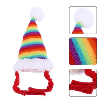 2 db hörcsög karácsonyi kalap kisállat dekoráció kellék party sapkák karácsonyi jelmez motorháztető szíj