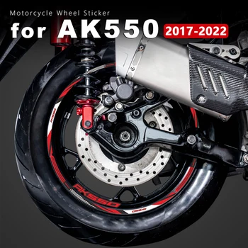 Motorkerékpár kerék matrica vízálló felni csíkos gumiabroncs-agy matrica AK550 2022 for Kymco AK 550 2017 2018 2019 2021 2021 Tartozékok