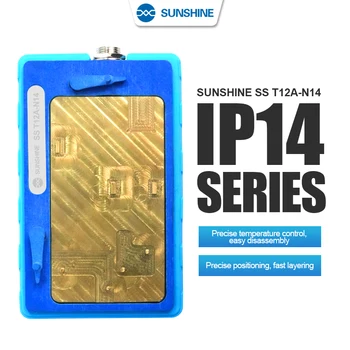 SUNSHINE SS-T12A-N14 4 az 1-ben alaplap javító fűtési rendszer IP14/14 Pro / 14 Pro Max/14 Plus alaplaphoz Rétegezés