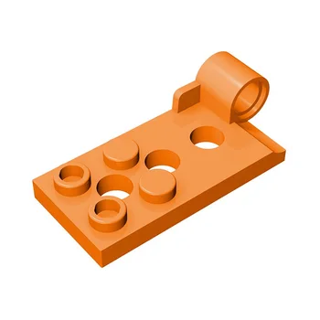 1db MOC tégla alkatrészek 98285 Zsanérlemez 2 x 4 tűlyukkal kompatibilis építőelem részecske DIY Assmble gyerek puzzle játék ajándék