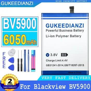  GUKEEDIANZI akkumulátor Blackview, nagy teljesítményű akkumulátor, BV5900, 6050mAh