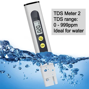 Hordozható TDS vízminőség-vizsgáló toll Digitális vízmérő szűrő Vízminőség mérése Tisztasági teszter akváriummedencéhez