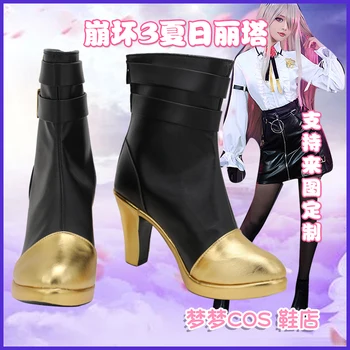 Game Honkai Impact 3 Rita Rossweisse Cosplay High Heels Boots cipő Halloweenre Karácsonyi előadás rajongói gyűjtemény ajándék