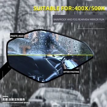 Motorkerékpár visszapillantó tükör esőálló film HD fényvisszaverő tükör vízálló ködgátló film Colove KY500X KY400X ZF400GY ZF500GY