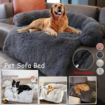 Kutyák/macskák Ágy meleg szőnyegek Kanapészőnyeg Luxus plüss kisállat ház Mosható takaró Kanapéhuzat Tökéletes kutyaketrecben vagy autóban