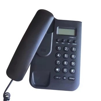 funkcionális vezetékes vezetékes telefon újratárcsázási funkcióval Tartós ABS anyagkijelző Bejövő hívások Könnyen kezelhető
