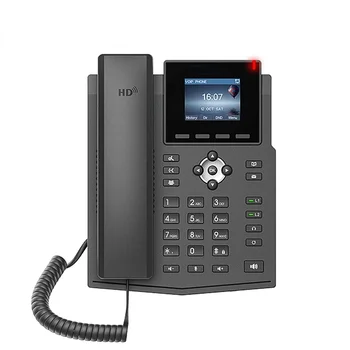 X3S X3SP X303P X3SP Pro belépő szintű színes képernyő IP telefon olcsó 4 SIP VONALAK SIP telefon--Új VoIP telefon