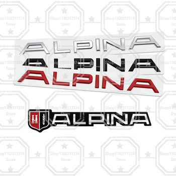 3D embléma fém autó oldalsó jelvény dekoráció hátsó csomagtartó matrica Alpina M 3 5 6 X1 X3 X5 X6 E30 E36 E46 E39 E60 E90