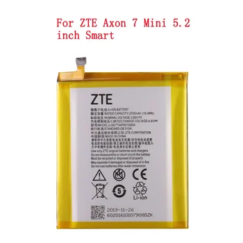 Eredeti 2705mAH Li3927T44P8H726044 csere akkumulátor ZTE Axon 7 Mini 5,2 hüvelykes okostelefon akkumulátor akkumulátorokhoz
