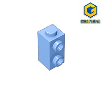 MOC DIY GDS-1485 Építőelem, átalakítva 1 x 1 x 1 2/3 csapokkal az 1 oldalon Lego 32952 gyermekjátékokkal kompatibilis Összeszerelési blokk