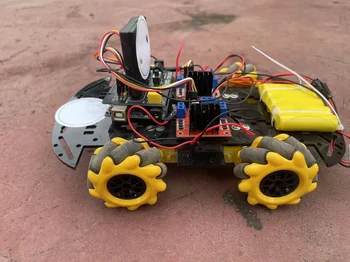 Omni irányított kerék PS2 távirányítós autós robot készlet
