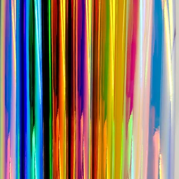 6db nagykereskedelmi irizáló holografikus tükör PU bőr szövet lézerfilm sima zselés cukorka szín varrótáska fülbevaló barkácsoláshoz A5