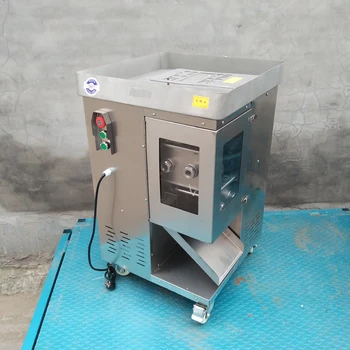  Nagy hatékonyságú húsvágó Elektromos hússzeletelő Kereskedelmi húsaprító gép Zöldségvágó gép 2200W