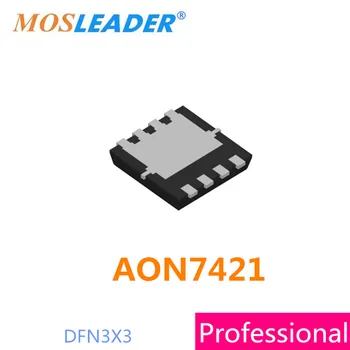 Mosleader AON7421 DFN3X3 100PCS 500PCS 1000PCS 7421 DFN 20V 50A P-csatornás kínai Kiváló minőségű