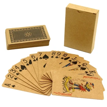 652D Játékkártyák csomagja Egyszerű gyűjtemény Táblajáték Varázslatos kártyák pakli